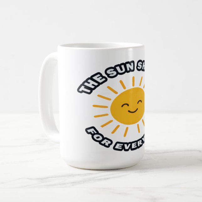 Un soleil brille Mug (Devant gauche)