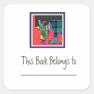 Un Sticker De Plaque Animale Différent