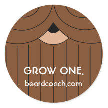 Un Sticker pour la croissance de la barbe