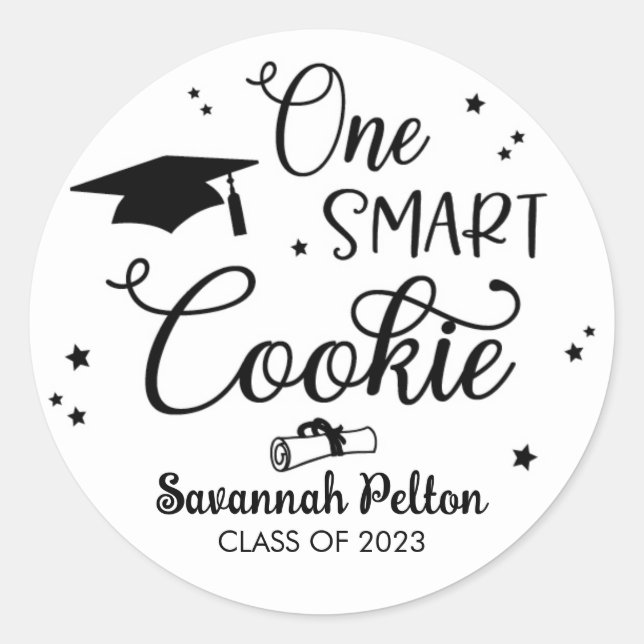 Un Sticker Smart Cook Graduation Favoriser (Devant)