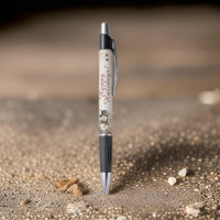 Un stylo floral de motoneige d'aquarelle