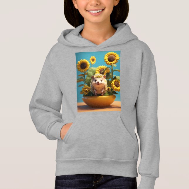 Un super mignon hérisson de tournesol, moteur irré (Devant)