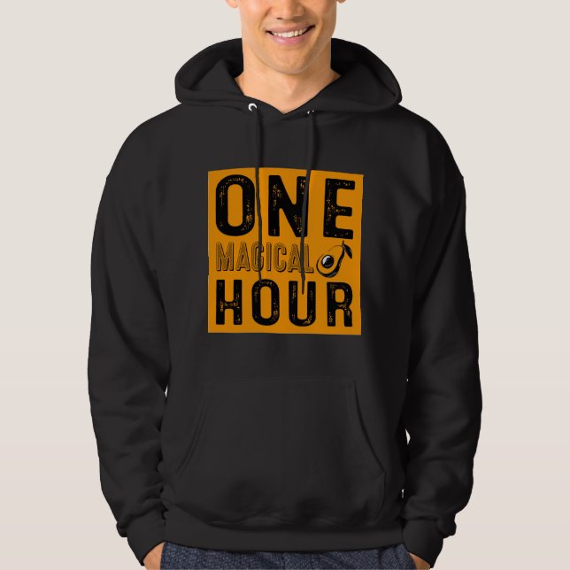 Un Sweat - shirt à capuche de logo de l'heure magi (Devant)