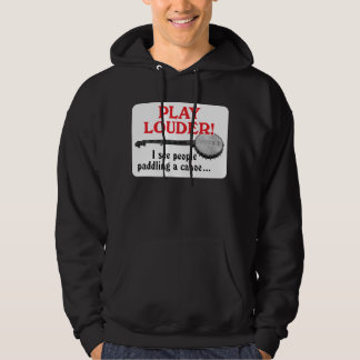 Un sweat - shirt à capuche foncé plus bruyant de