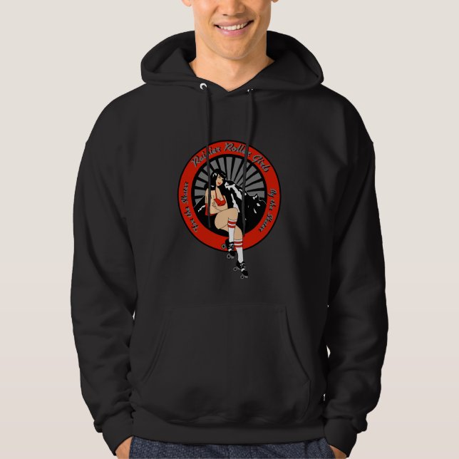 Un sweat - shirt à capuche plus pluvieux de filles (Devant)