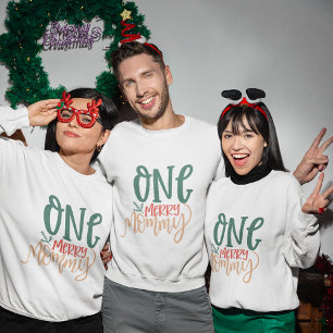 Un sweatshirt de Noël joyeux pour maman