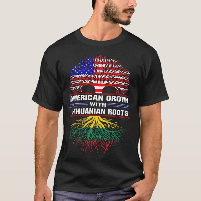 Un T-shirt à l'effigie de l'Américain (Devant)