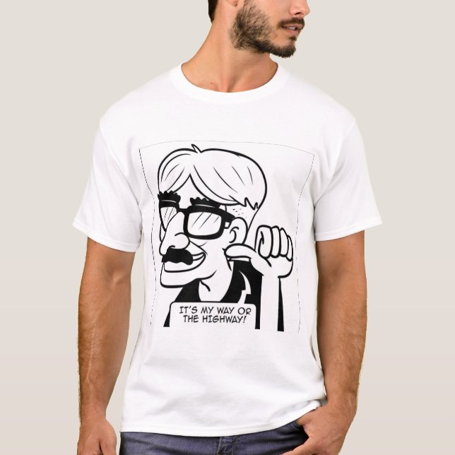 Un T-shirt américain moche (Devant)