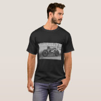 Un T-shirt avec un motorcyle de BMW de vinatege