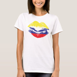 Un T-shirt Colombien Lips pour les femmes.