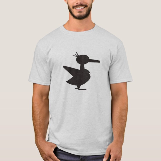 Un T-shirt en coton de canard chanceux (Devant)