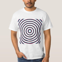 Un T-shirt en spirale psychédélique abstraite