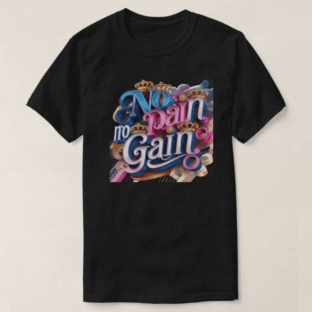 Un t-shirt motivationnel vibrant (Design devant)