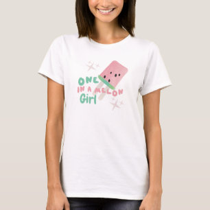 Un T-shirt One in a Melon Summer Icecream Pop