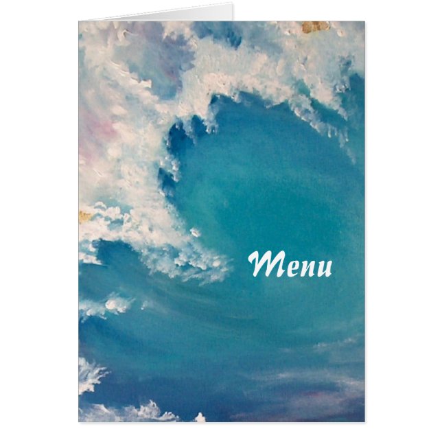 Un tableau d'une vague scintillante d'or (Devant)