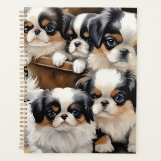 Un tas de chiots Chin