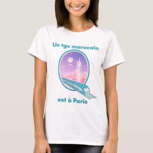 Un TGV Marocain Funny Morocco Football T-Shirt