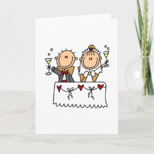 Un Toast À L'Épouse Et La Carte Groom