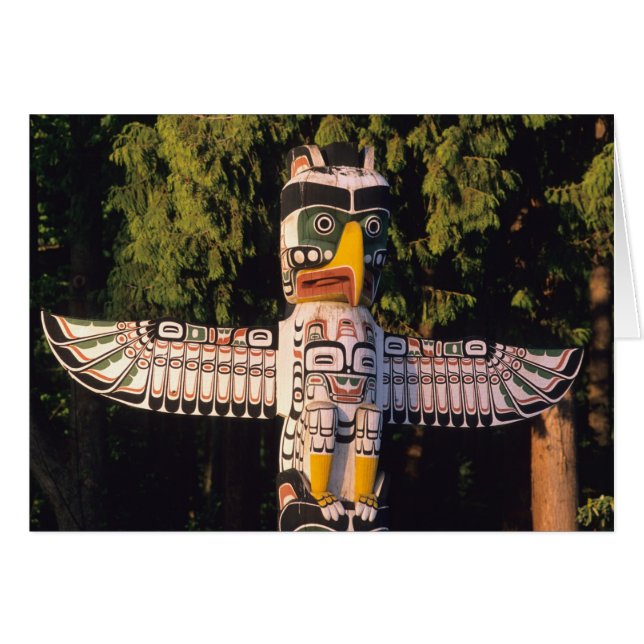 Un totem À Vancouver, Canada. (Devant horizontal)