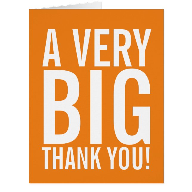 Un très grand Merci (Devant)