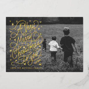 Un très joyeux Carte photo de Noël