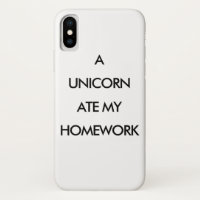 UN UNICORN A MANGÉ MON coque iphone D'ACCUEIL