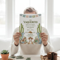 un vaquerito viene en camino rodeo baby shower