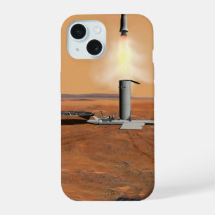 Un véhicule ascendant quittant Mars. 2