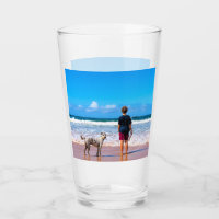 Un verre photo personnalisé Faites votre propre de