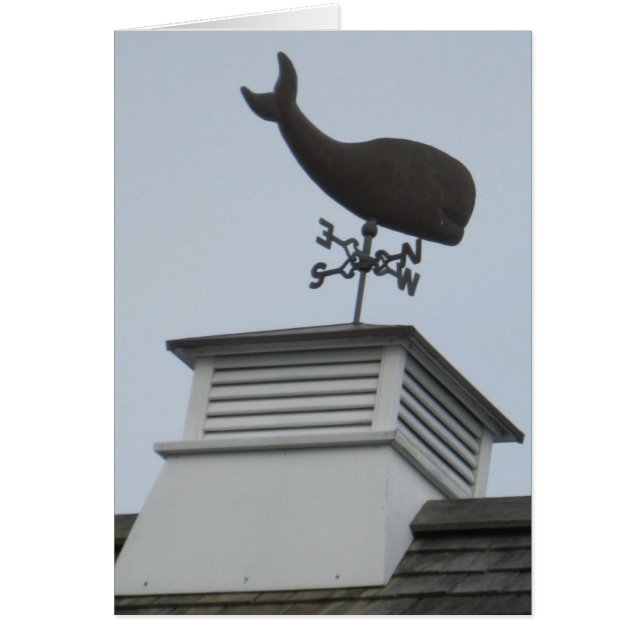 "Un Weathervane de baleine " (Devant)