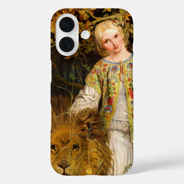 Una and the Lion, 1860 by William Bell Scott Case-Mate iPhone Case (Back)