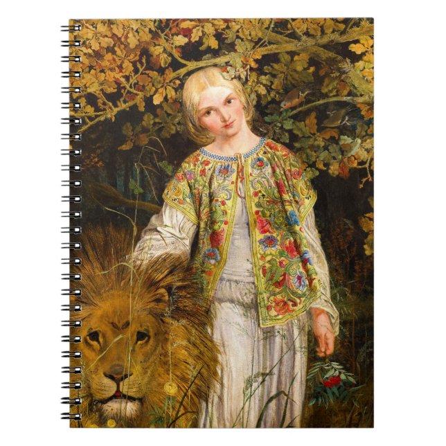 Una and the Lion, 1860 by William Bell Scott Notebook (Front)