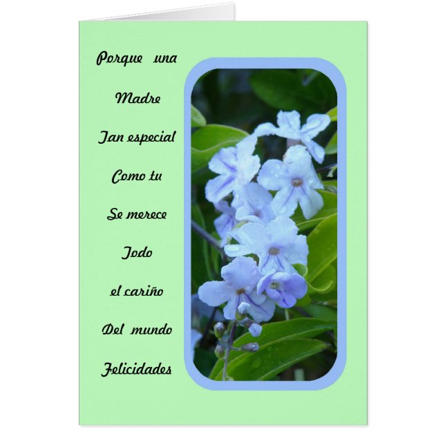 Una Madre tan especial como tu (Front)