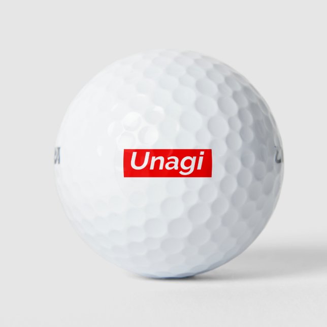 Unagi Label Golf Balls (Front)