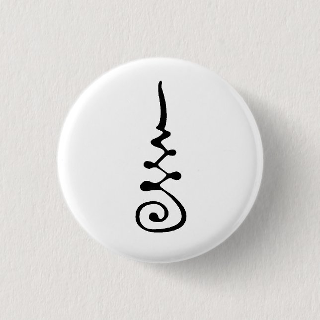 Unalom symbol 1 inch round button (Front)