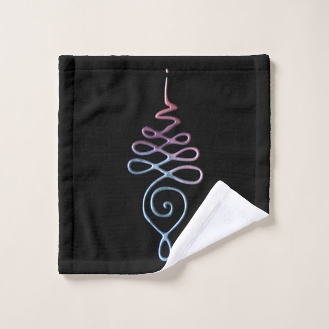 Unalome 1  wash cloth (Wash Cloth)