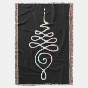 Unalome 2 throw blanket