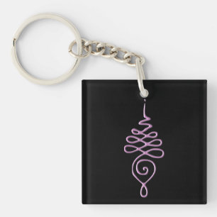 Unalome 5 keychain
