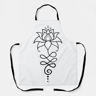 Unalome art apron