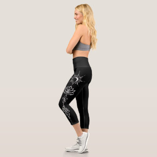 Unalome Group 3 Capri Leggings