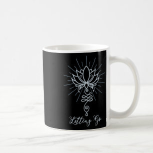 Unalome Symbol Lotus Flower Letting Go  Coffee Mug