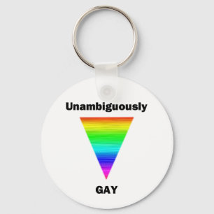 Unambiguously Gay Keychain