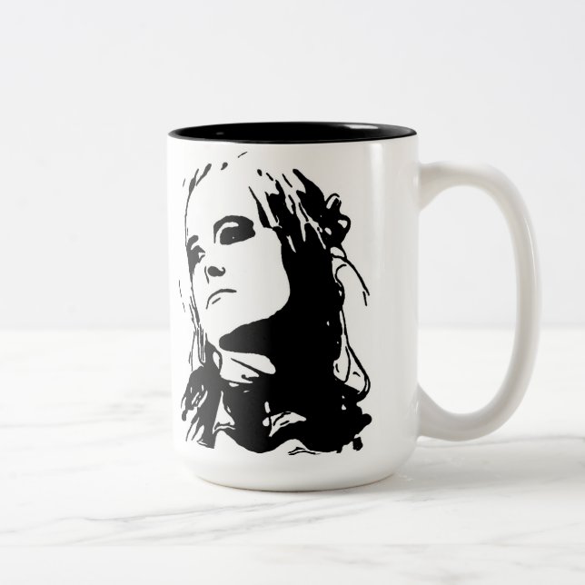 Unamused Two-Tone Coffee Mug (Right)