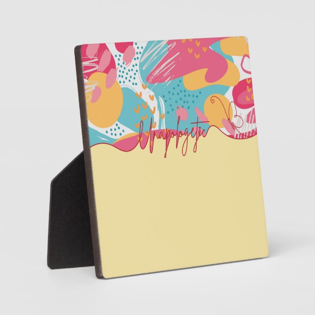 Unapologetic Bold Feminine Statement Plaque (Front)