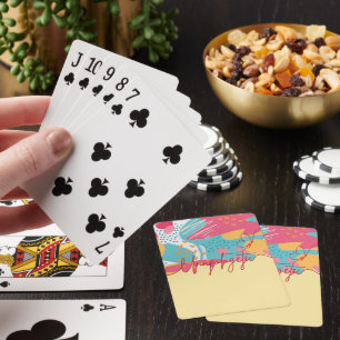 Unapologetic Bold Feminine Statement Playing Cards