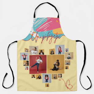 Unapologetic Personalized Feminine Photo Collage  Apron