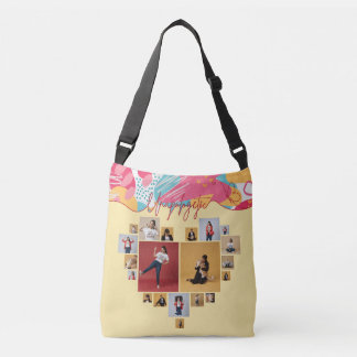 Unapologetic Personalized Feminine Photo Collage Crossbody Bag