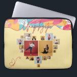 Unapologetic Personalized Feminine Photo Collage Laptop Sleeve<br><div class="desc">Celebrate your story — unapologetically. This bold feminine photo collage design allows you to create a truly personal display by adding your own photos. Arrange your favorite memories, milestones, friendships, or achievements into a beautiful collage that reflects confidence, individuality, and self-expression. The modern colorful design paired with the empowering “Unapologetic”...</div>