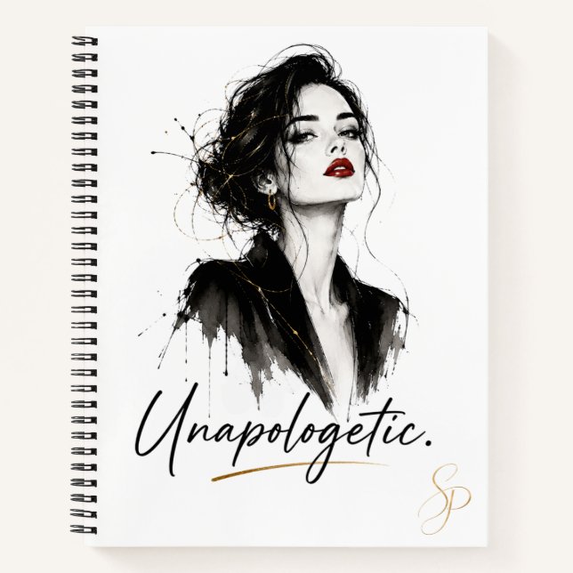 Unapologetic. Personalized Notebook  (Front)