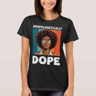 Unapologetically Afro Woman Retro Colors  T-Shirt